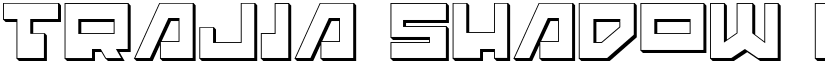 Trajia Shadow font