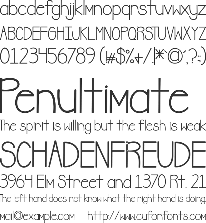 Banana Chip Muffins font preview