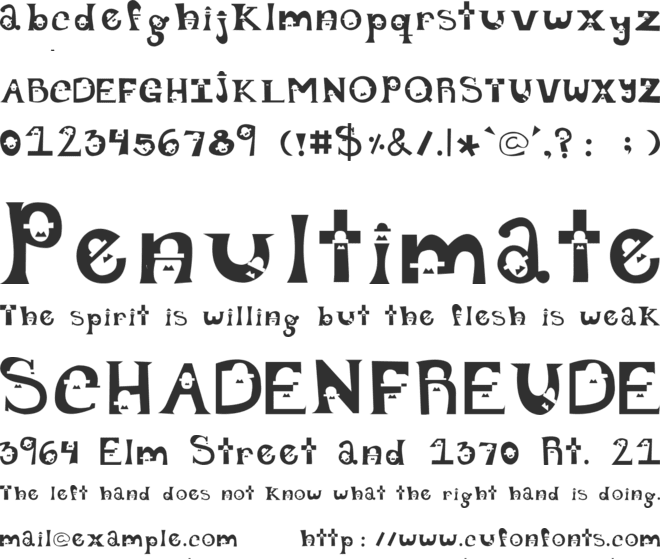 Chaplin Type font preview