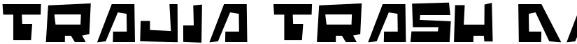 Trajia Trash font