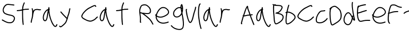 Stray Cat Regular font