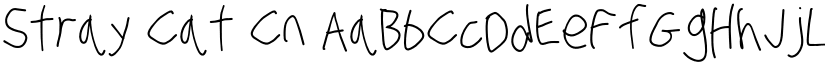 Stray Cat Cn font