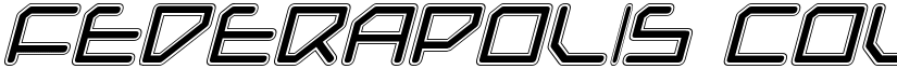 Federapolis College Italic font
