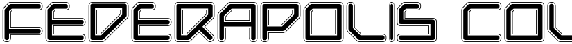Federapolis College font