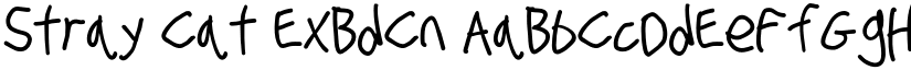 Stray Cat ExBdCn font