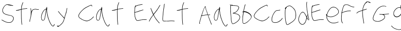 Stray Cat ExLt font