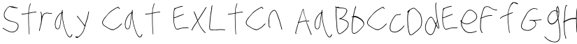 Stray Cat ExLtCn font