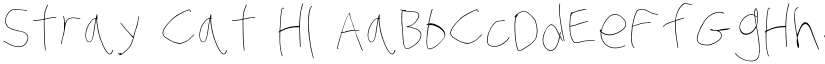 Stray Cat Hl font