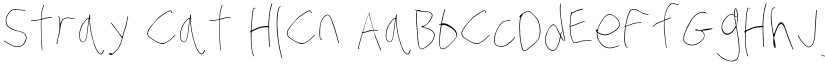 Stray Cat HlCn font