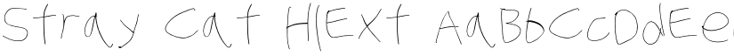 Stray Cat HlExt font