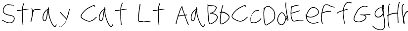 Stray Cat Lt font