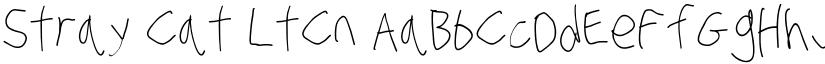 Stray Cat LtCn font
