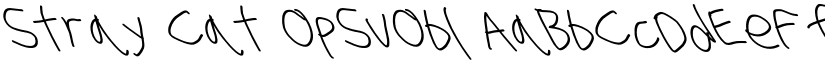 Stray Cat OpSuObl font