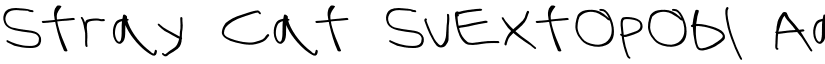 Stray Cat SuExtOpObl font