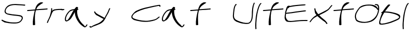 Stray Cat UltExtObl font