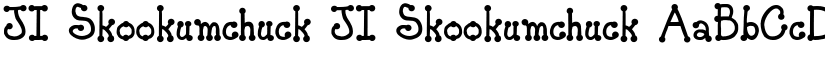 JI Skookumchuck JI Skookumchuck font