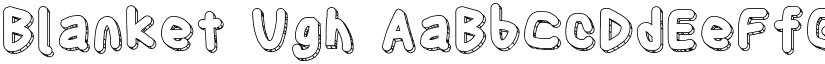Blanket Ugh font