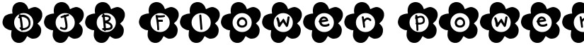 DJB Flower Power Regular font