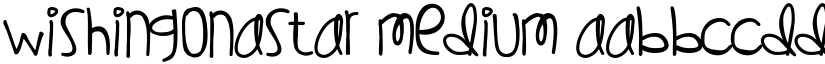 WishingOnAStar Medium font