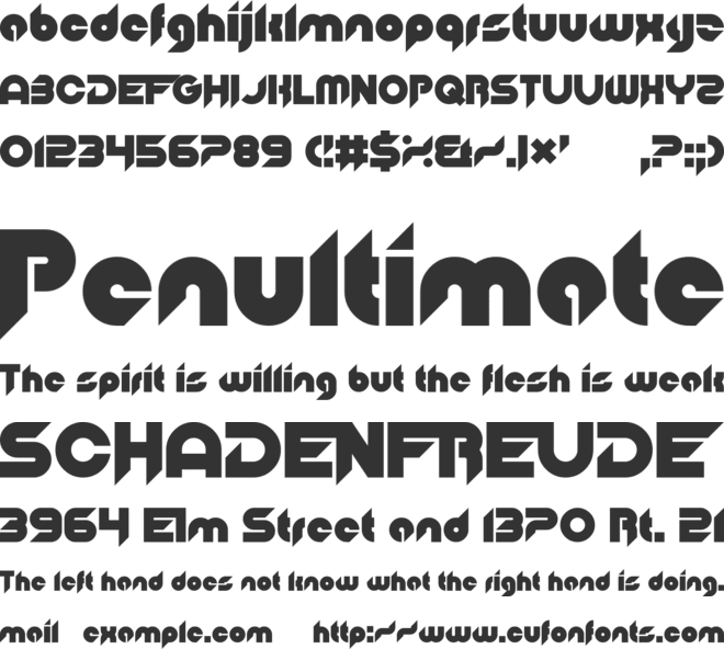 Of The Blue Colour Of Her Eyes font preview