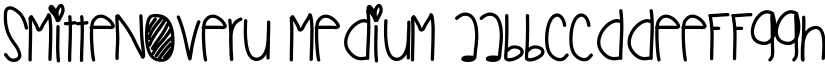 SmittenOverU Medium font