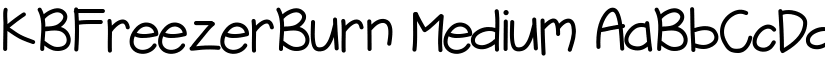 KBFreezerBurn Medium font