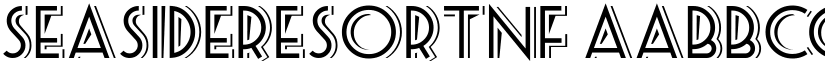 SeasideResortNF font