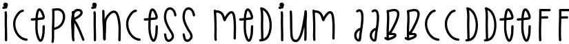 IcePrincess Medium font