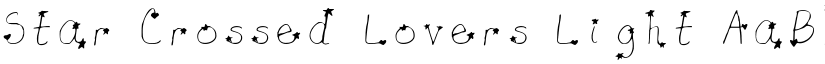 Star-Crossed Lovers Light font