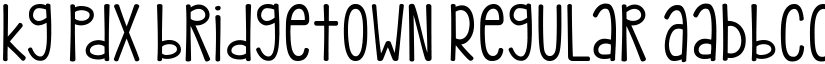kg pdx bridgetown Regular font