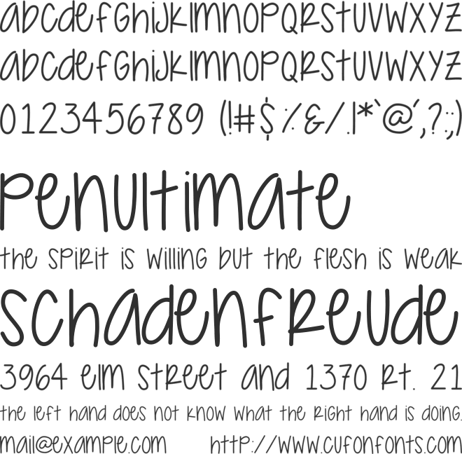 Sorry... We're Closed font preview
