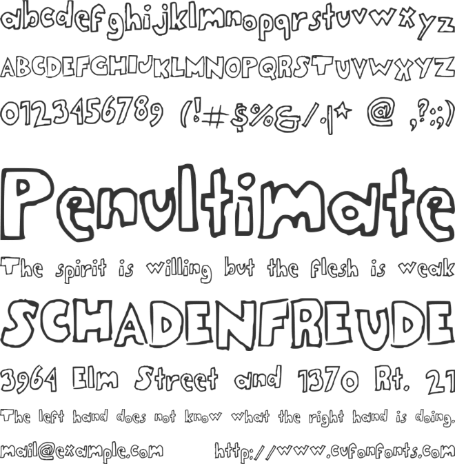 ClassProjectNBP font preview