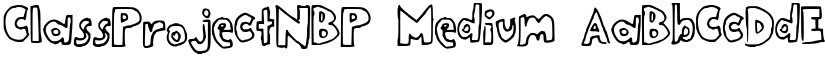 ClassProjectNBP font download