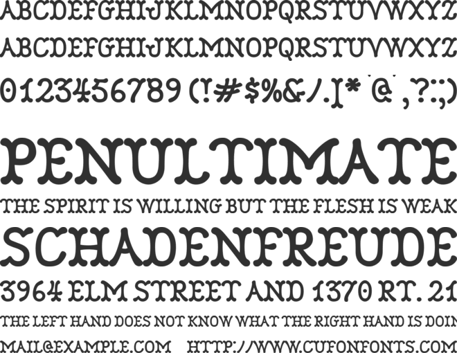 Robinne font preview