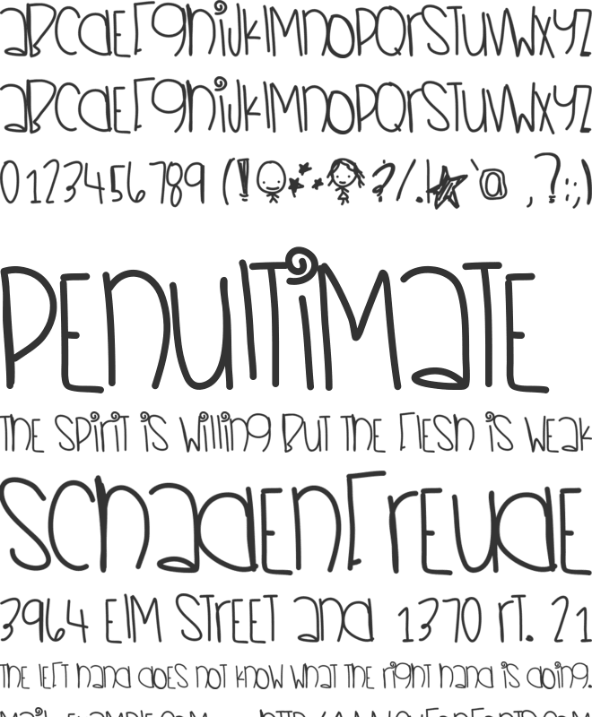 LittleMermaid font preview