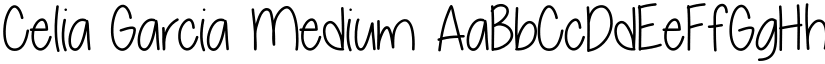 Celia Garcia font download
