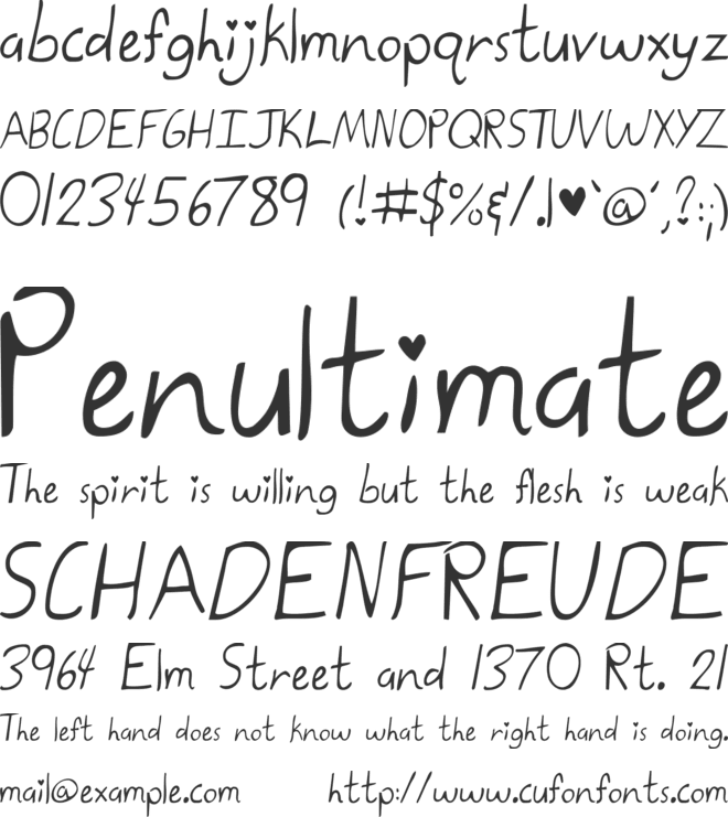 Kate the Great font preview