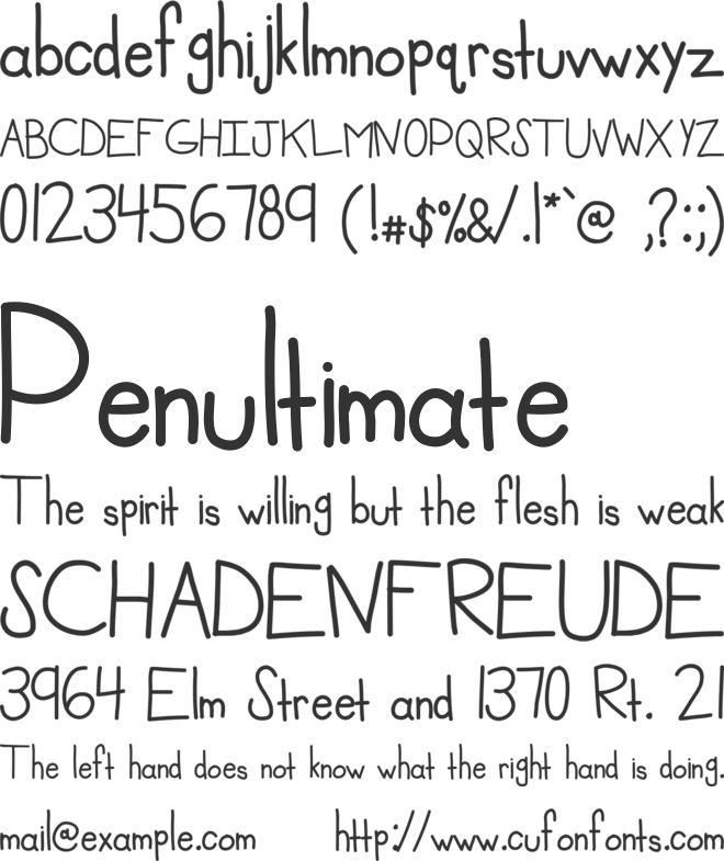 KBMisoSoup font preview