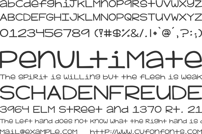 KG Adipose Unicase font preview