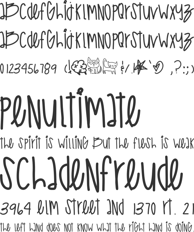 HighCastleBass font preview