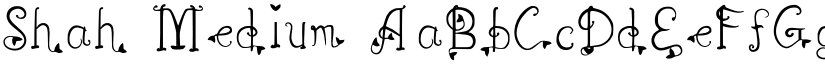Shah Medium font