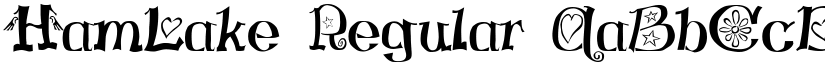 HamLake Regular font