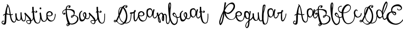 Austie Bost Dreamboat Regular font