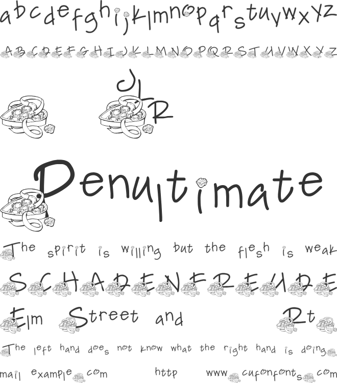 FL Valentine font preview