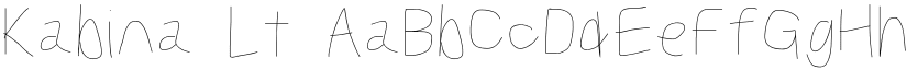Kabina Lt font