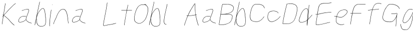 Kabina LtObl font