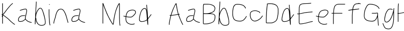 Kabina Med font