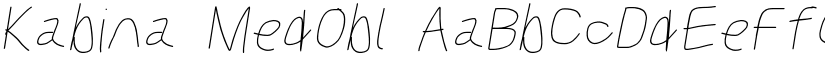 Kabina MedObl font