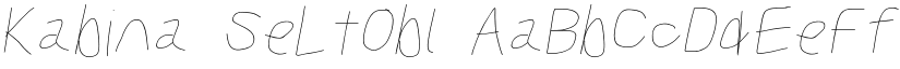 Kabina SeLtObl font
