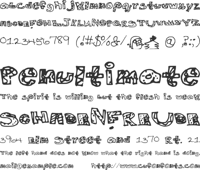 Creative_Colors font preview